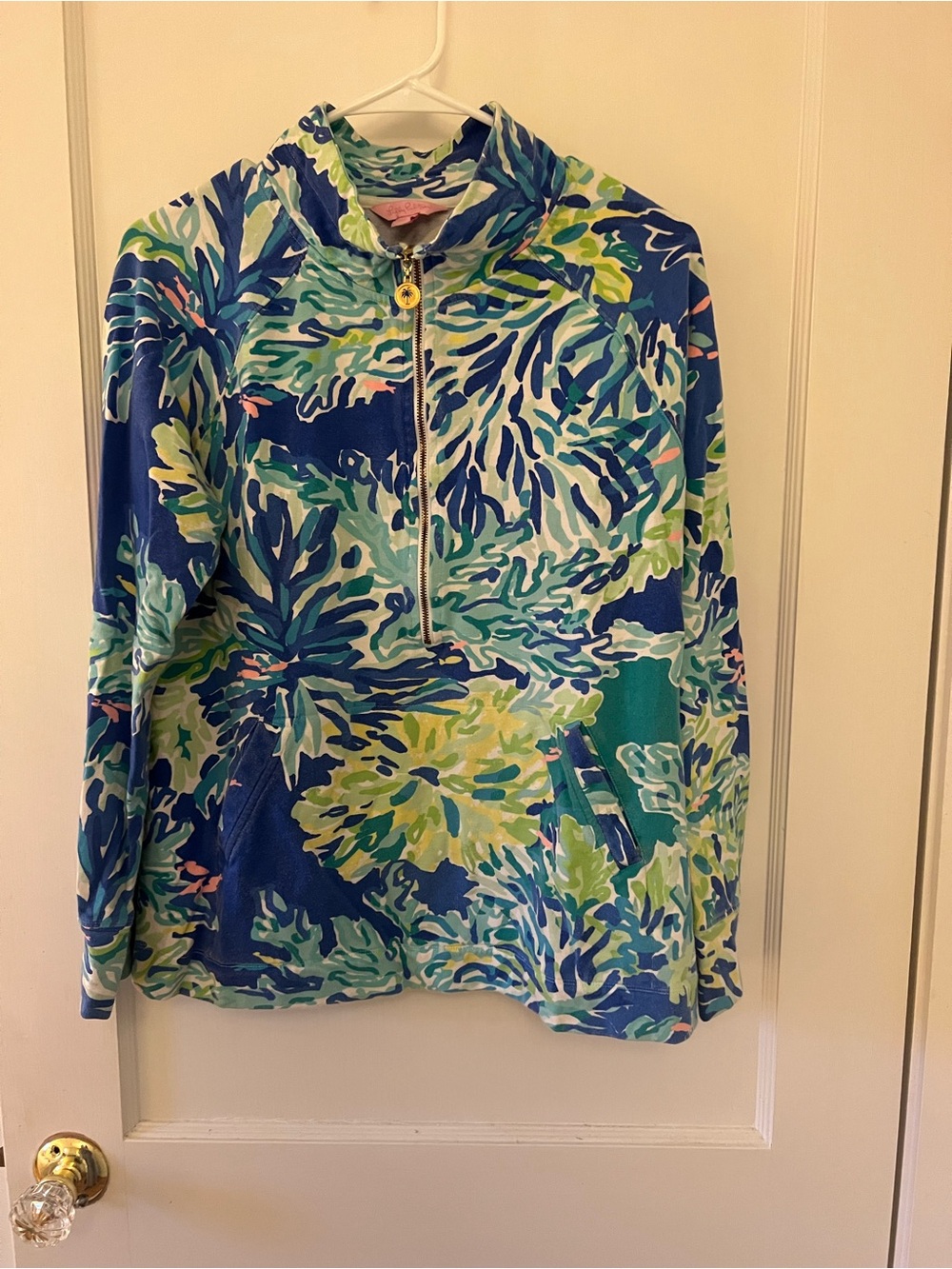 Lilly Pulitzer Skipper Popover - Wade and Sea - L - Picture 4 of 11
